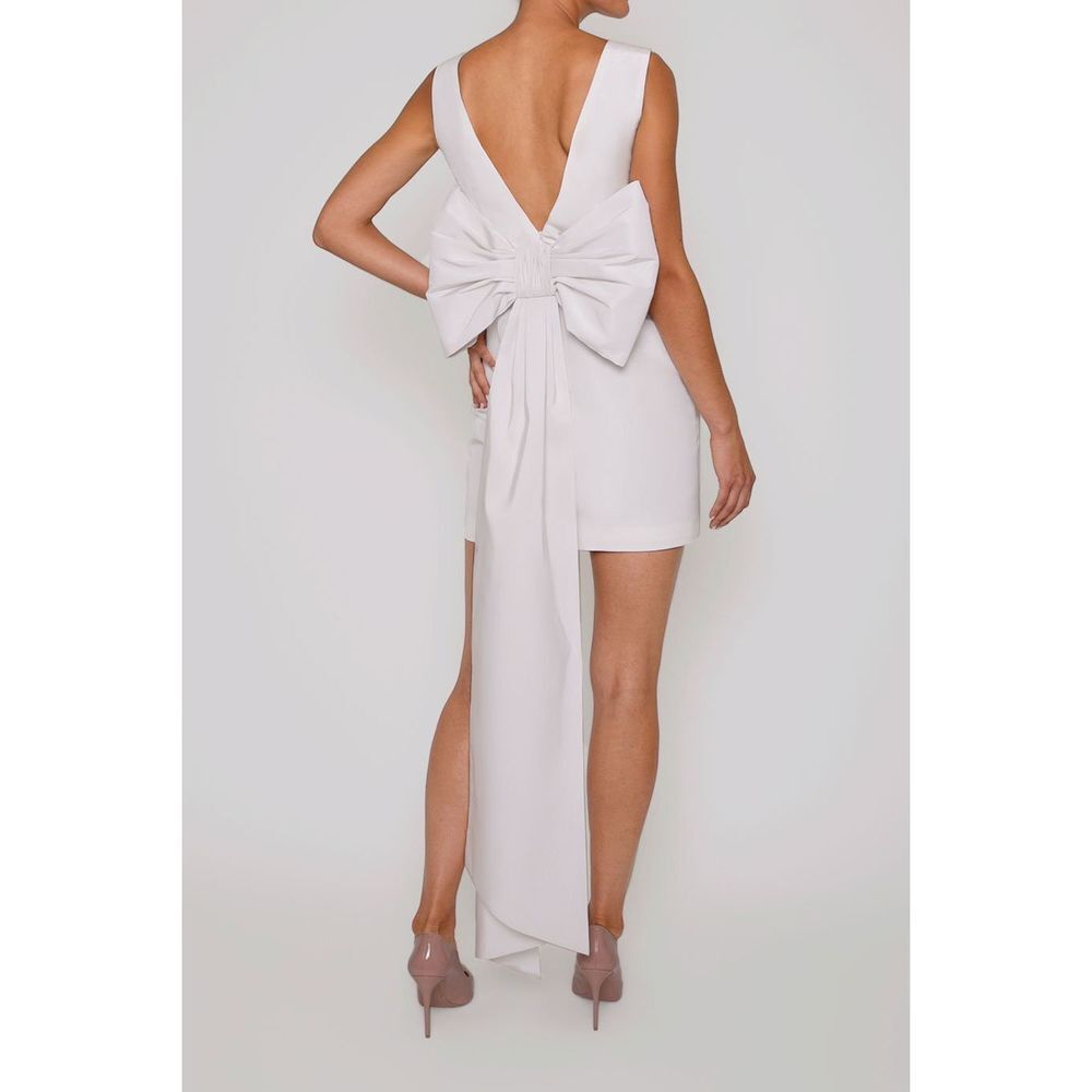 Alexia Maria Ella Silk Faille Mini Dress US 2 $1225 - Picture 2 of 11
